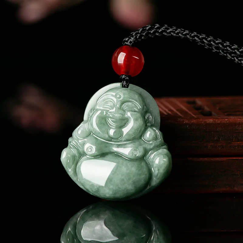 Necklaces - Green Burmese Jadeite Pendant Gemstones Gifts