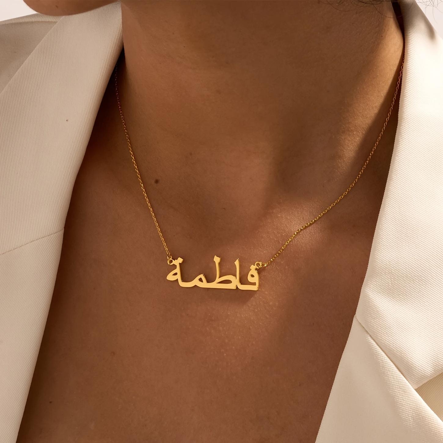Personalized Custom Arabic Nam - đánh giá và giá Custom Name Necklace Stainless Steel
