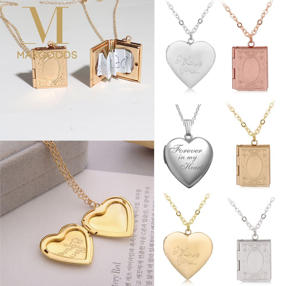 Mới Hình Trái Tim Hình Hình Mề - đánh giá và giá Heart Locket Necklace Photo