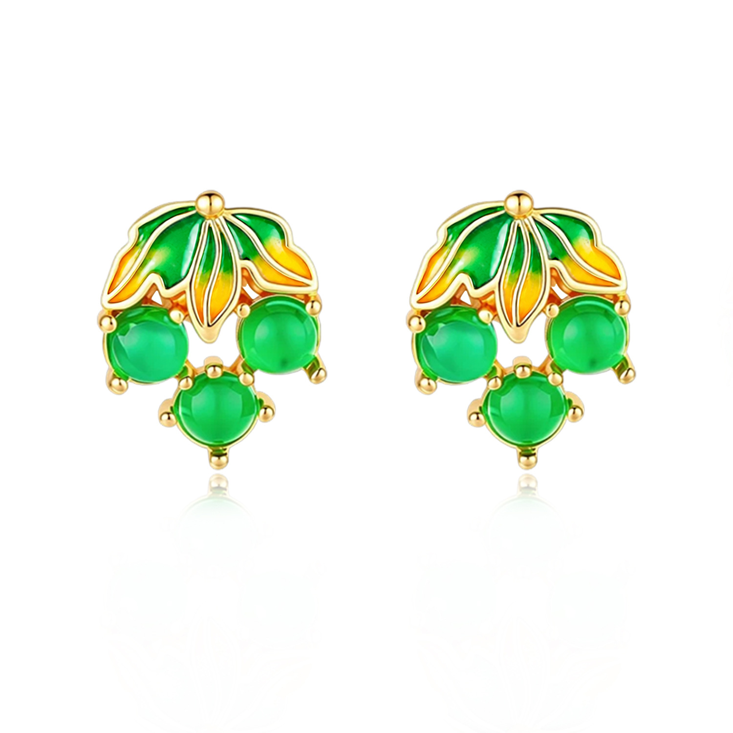 Burmese Jadeite Grape Earrings - đánh giá và giá Earrings