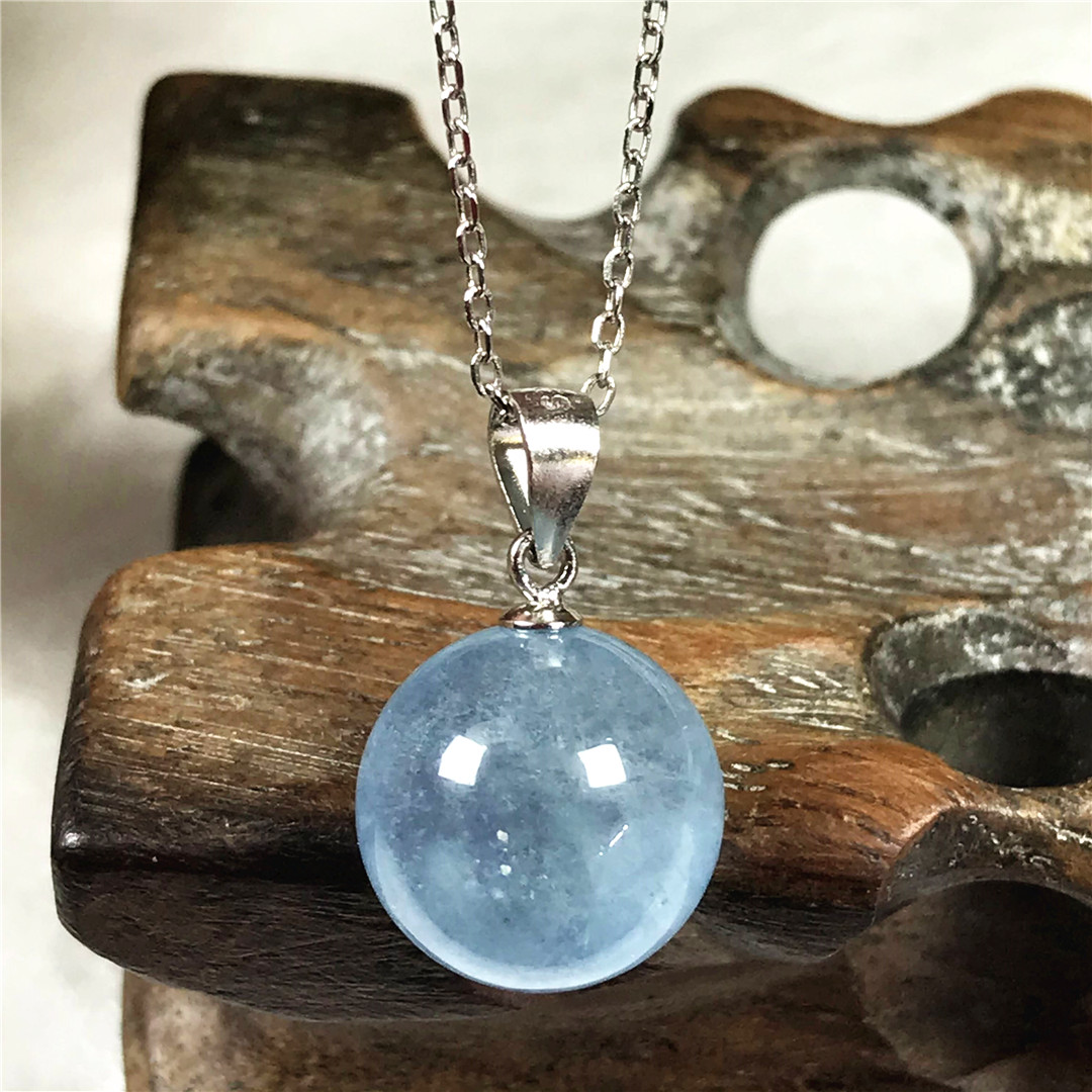 13Mm Tự Nhiên Thủy Xanh Dây Ch - đánh giá và giá 925 Sterling Silver Chain Necklace Men