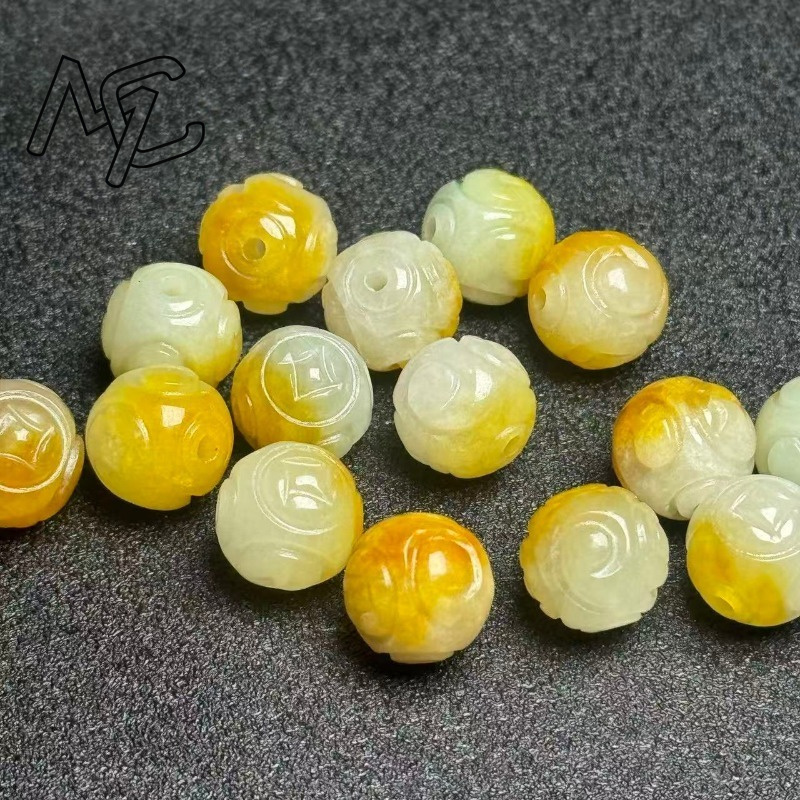 5pcs Natural Yellow Emerald Ja - đánh giá và giá Bracelets