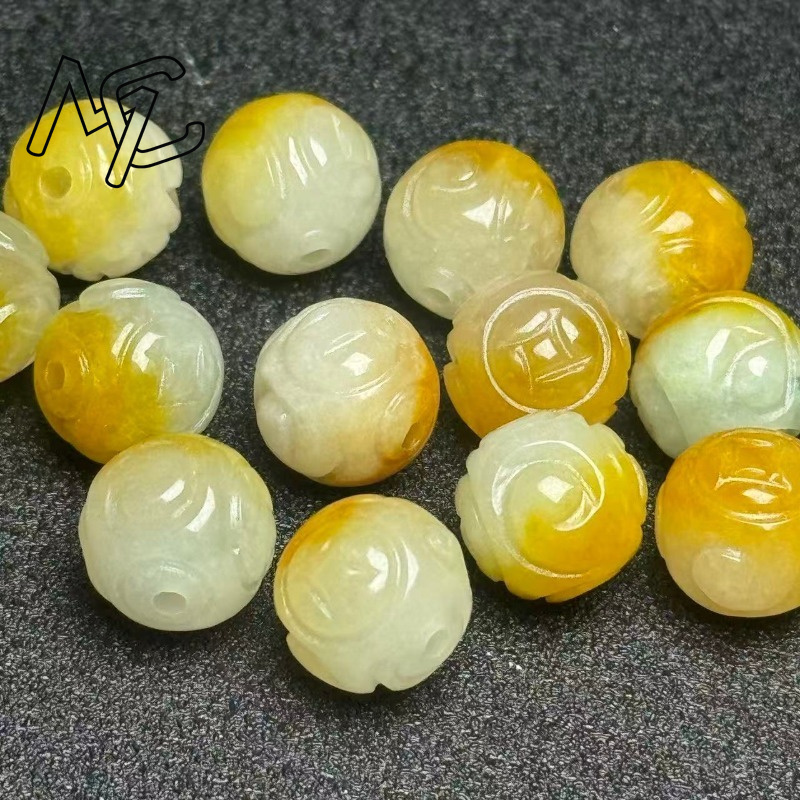 5pcs Natural Yellow Emerald Ja - đánh giá và giá Bracelets