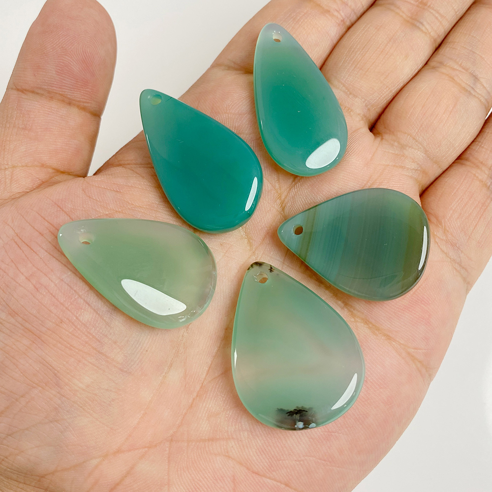 1PC Big Waterdrop Shape Stone  - đánh giá và giá Crystal Pendant Necklace Natural Stone