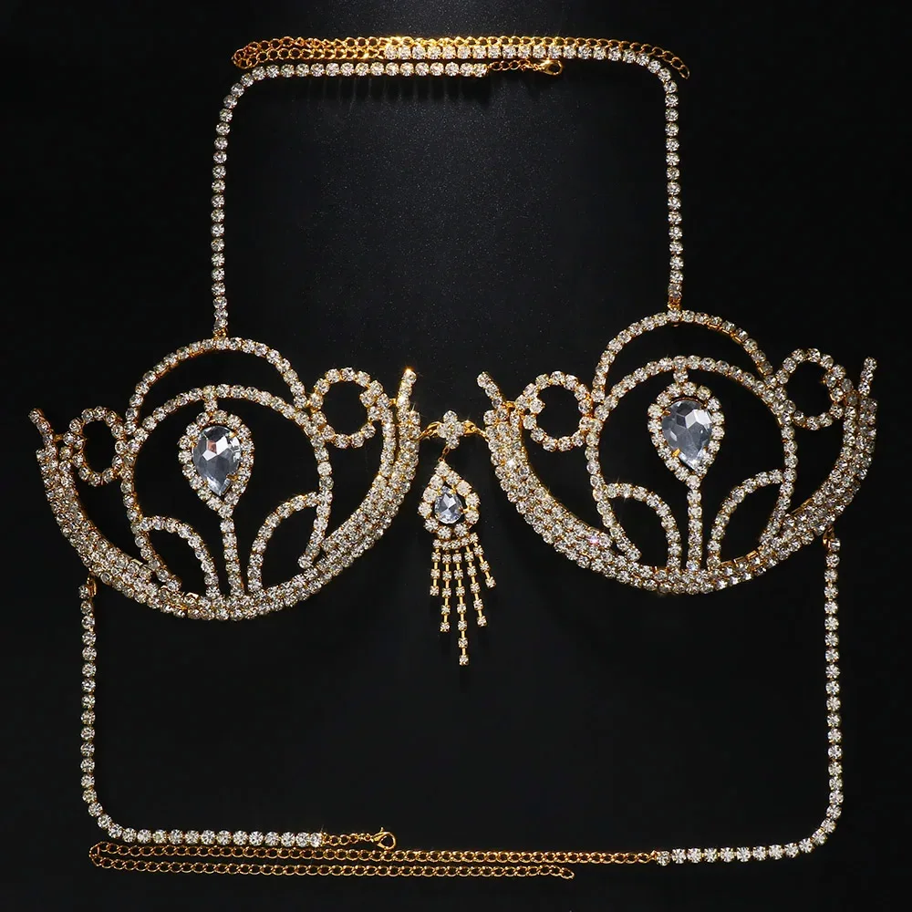 Luxury Rhinestone Bikini Bra G - đánh giá và giá Body Jewelry