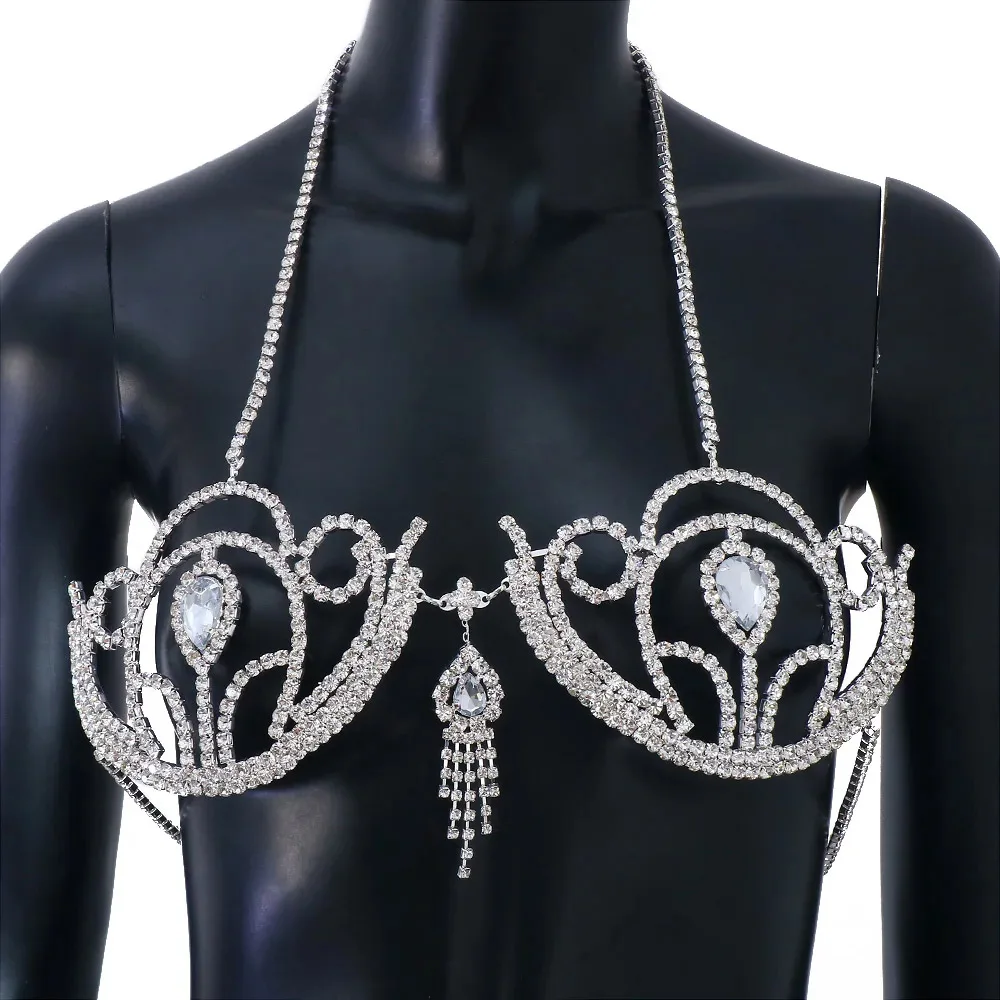 Luxury Rhinestone Bikini Bra G - đánh giá và giá Body Jewelry