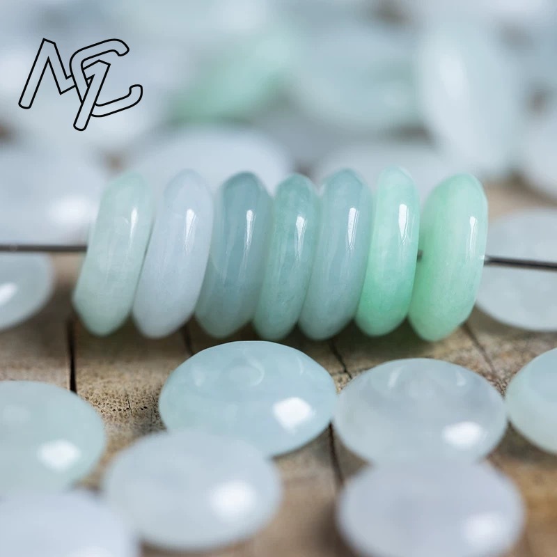 10pcs Natural Emerald White Ja - đánh giá và giá Bracelets