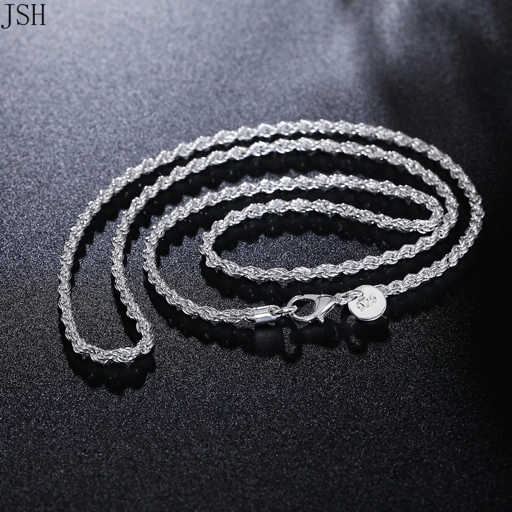40-60cm wholesale 925 Sterling - đánh giá và giá 925 Sterling Silver Chain Necklace Men