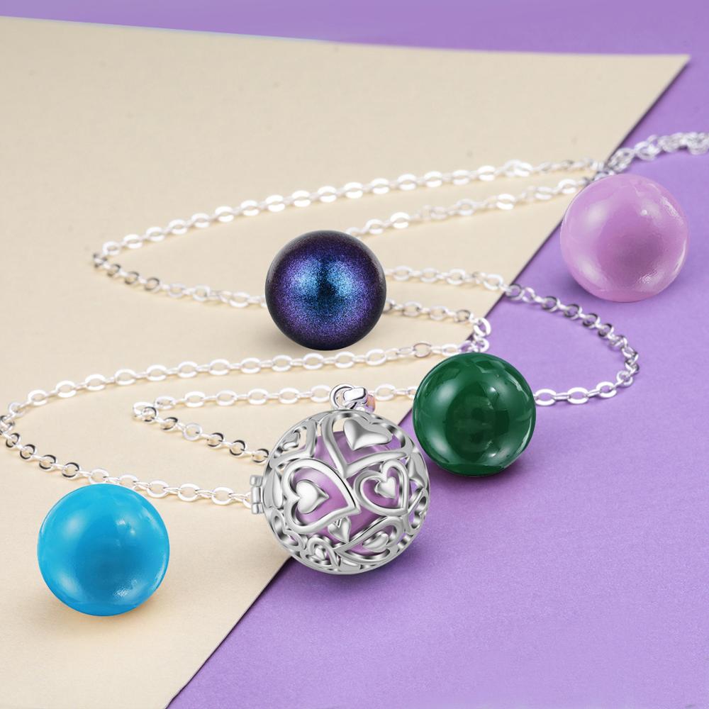 Eudora 20Mm Hài Hòa Bóng Mặt D - đánh giá và giá Heart Locket Necklace Photo