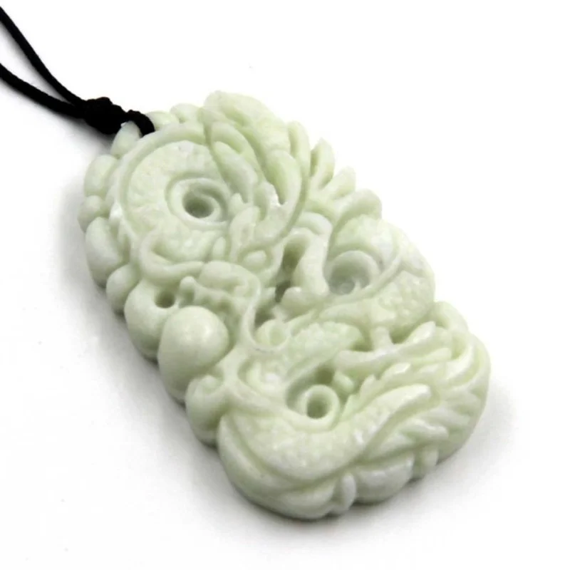 Tự Nhiên Màu Trắng Ngọc Rồng P - đánh giá và giá Necklaces