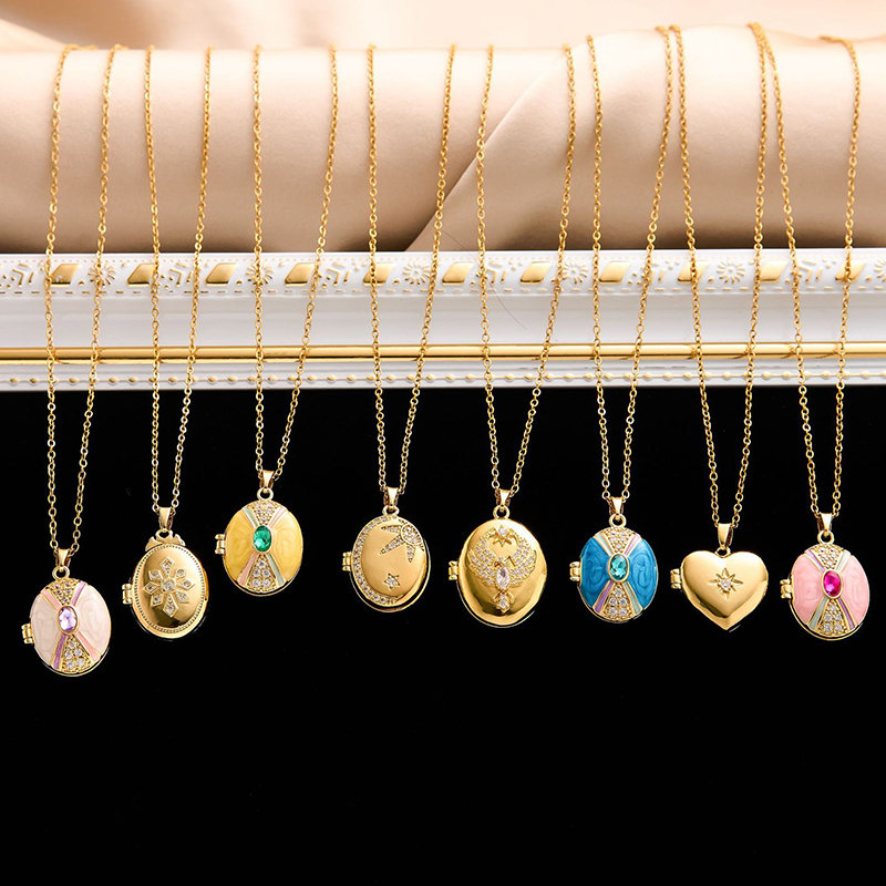 ANENJERY 316L Stainless Steel  - đánh giá và giá Heart Locket Necklace Photo