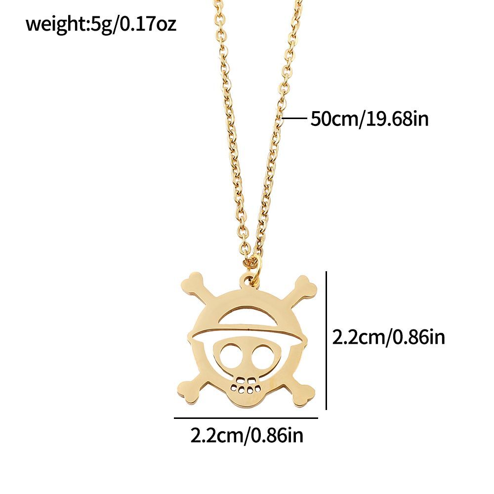 Anime Skull Alloy Hollow Penda - đánh giá và giá Anime Pendant Necklace