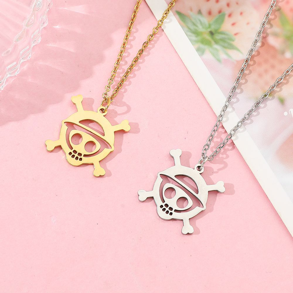 Anime Skull Alloy Hollow Penda - đánh giá và giá Anime Pendant Necklace
