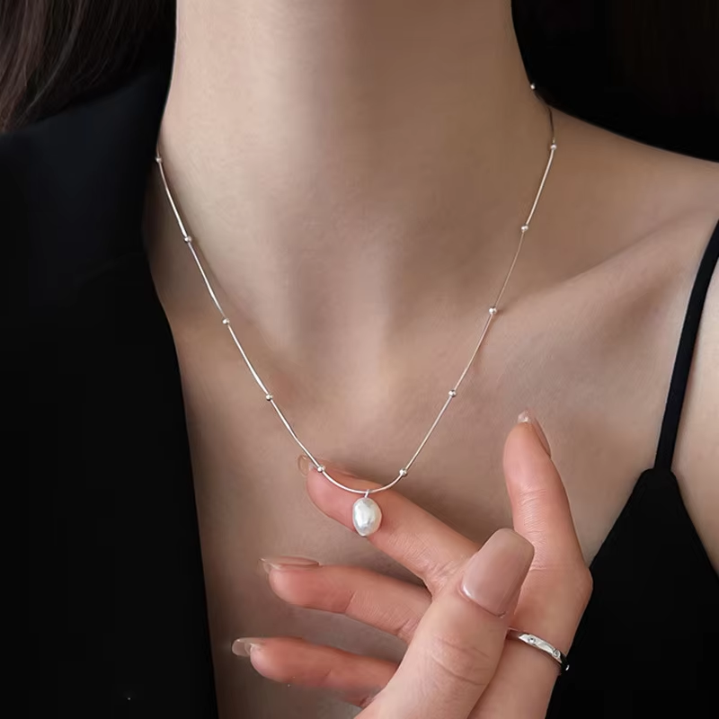 Freshwater Pearl Pendant Neckl - đánh giá và giá Pearl Choker Necklace Vintage