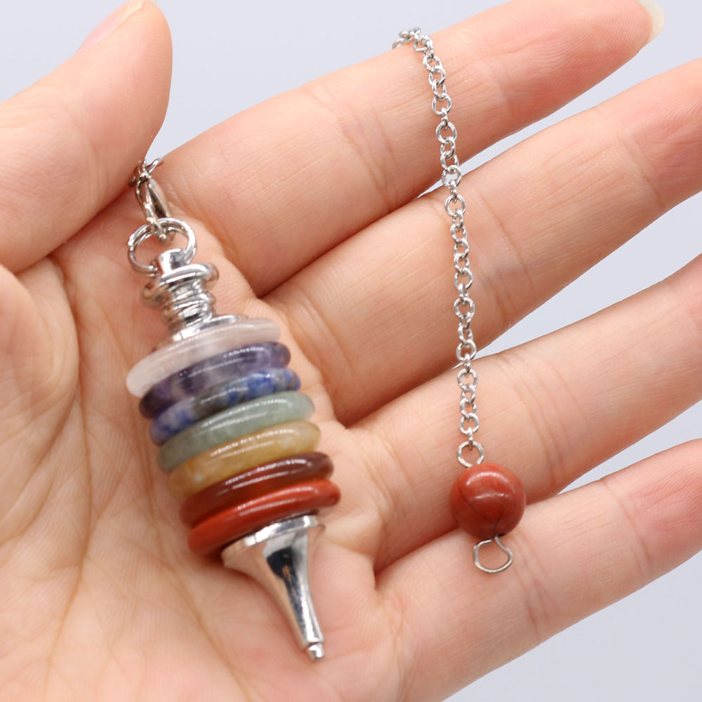 Đá Tự Nhiên Luân Xa Con Lắc Ra - đánh giá và giá Crystal Pendant Necklace Natural Stone