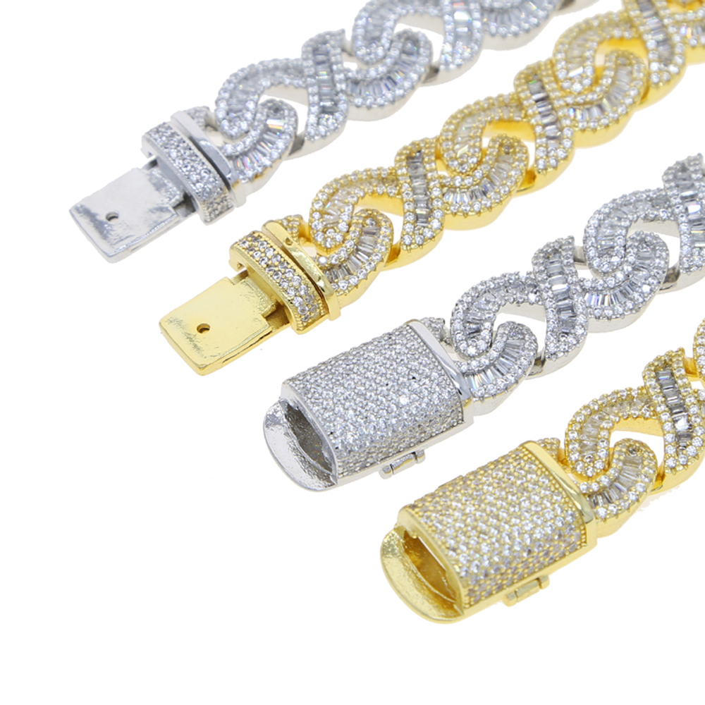 New Infinity Bracelet Silver C - đánh giá và giá Cuban Link Chain 12Mm