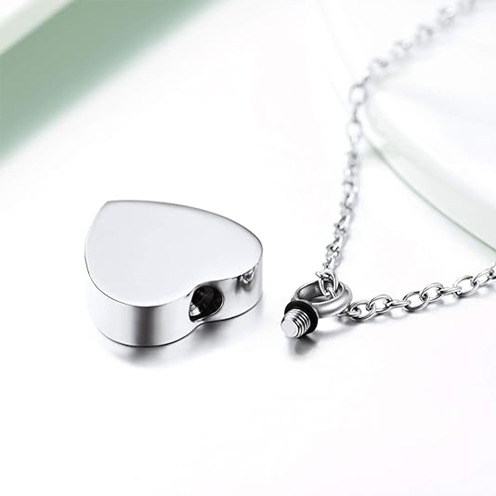 3 Styles Stainless Steel Urn N - đánh giá và giá Heart Locket Necklace Photo