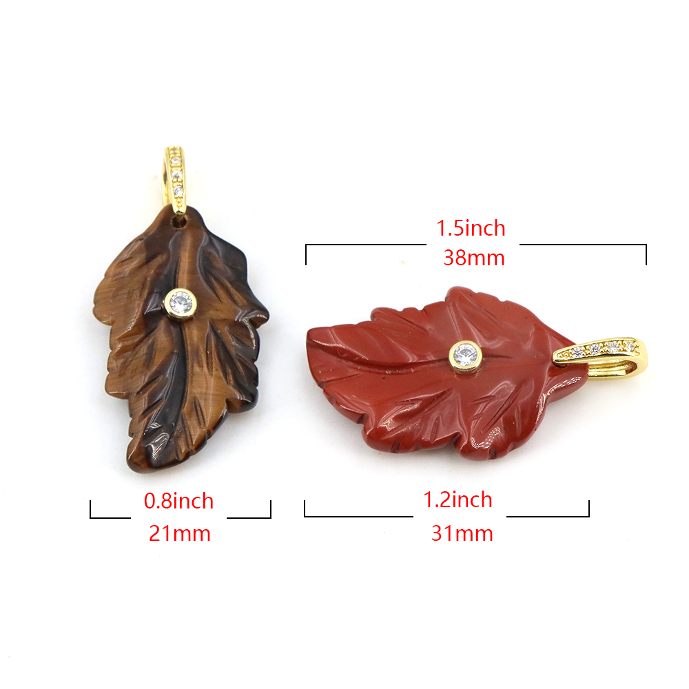 Natural Stone Crystal Leaf wit - đánh giá và giá Crystal Pendant Necklace Natural Stone