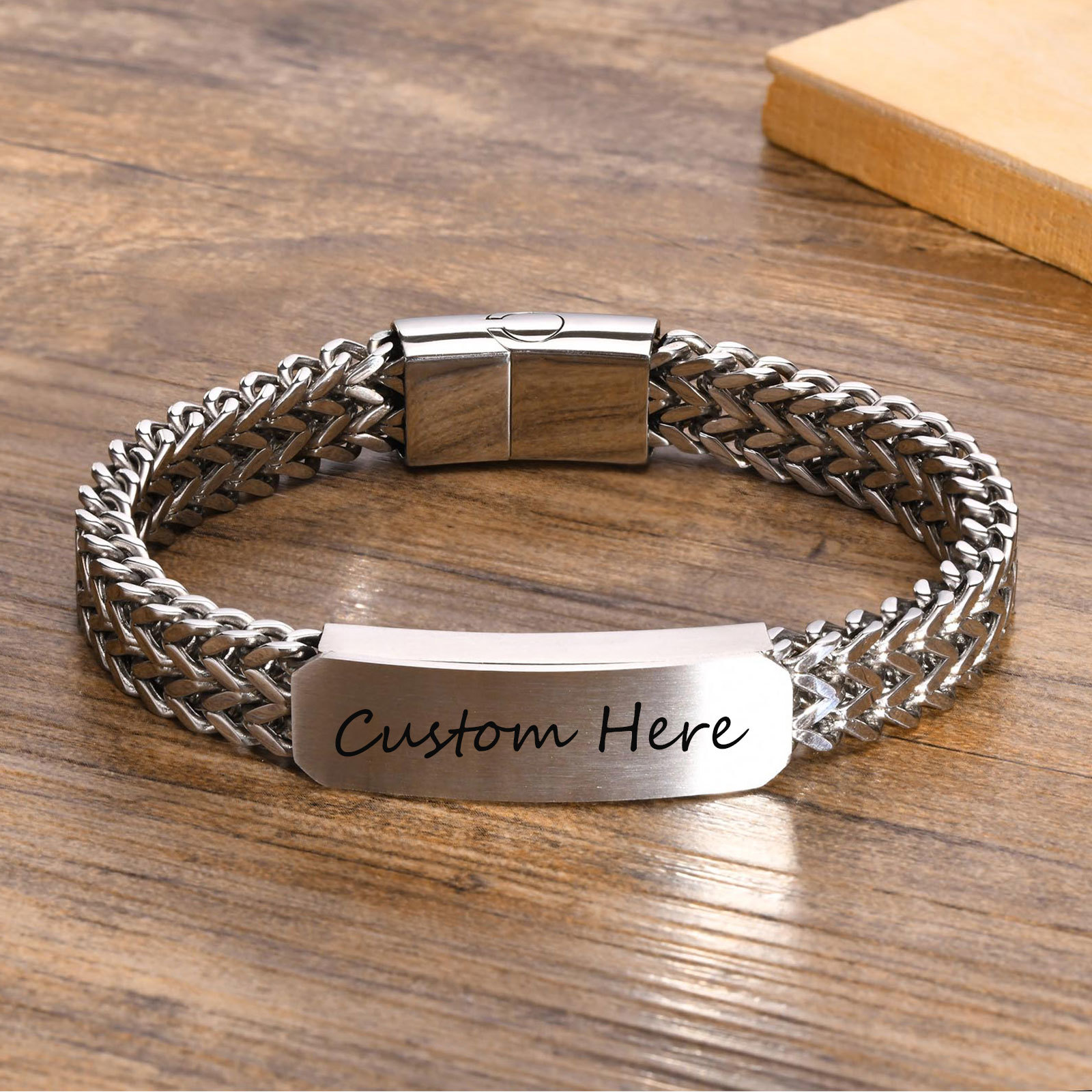 Free Customize ID Bracelets fo - đánh giá và giá Cuban Link Chain 12Mm
