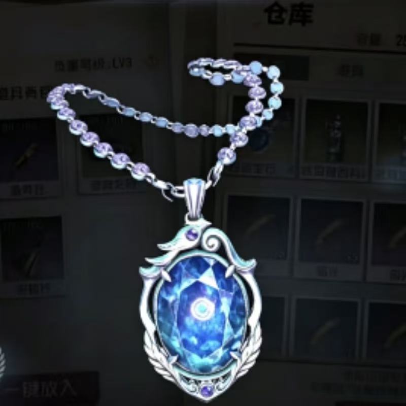 Identity V Cursed Sapphire Nec - đánh giá và giá Anime Pendant Necklace