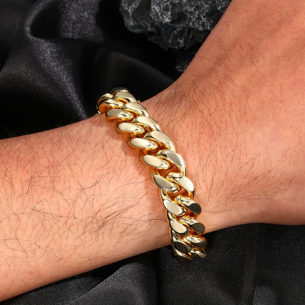 12mm Miami Cuban Chain Bracele - đánh giá và giá Cuban Link Chain 12Mm