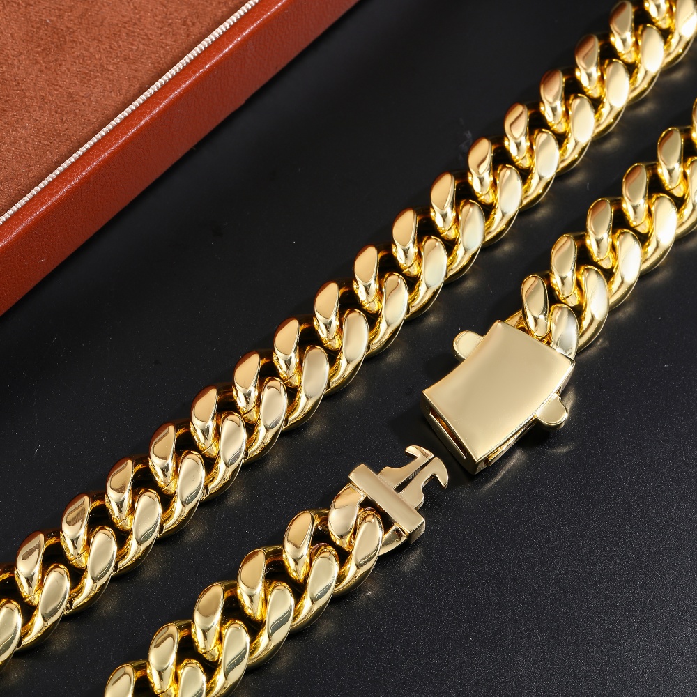 12mm Miami Cuban Chain Bracele - đánh giá và giá Cuban Link Chain 12Mm