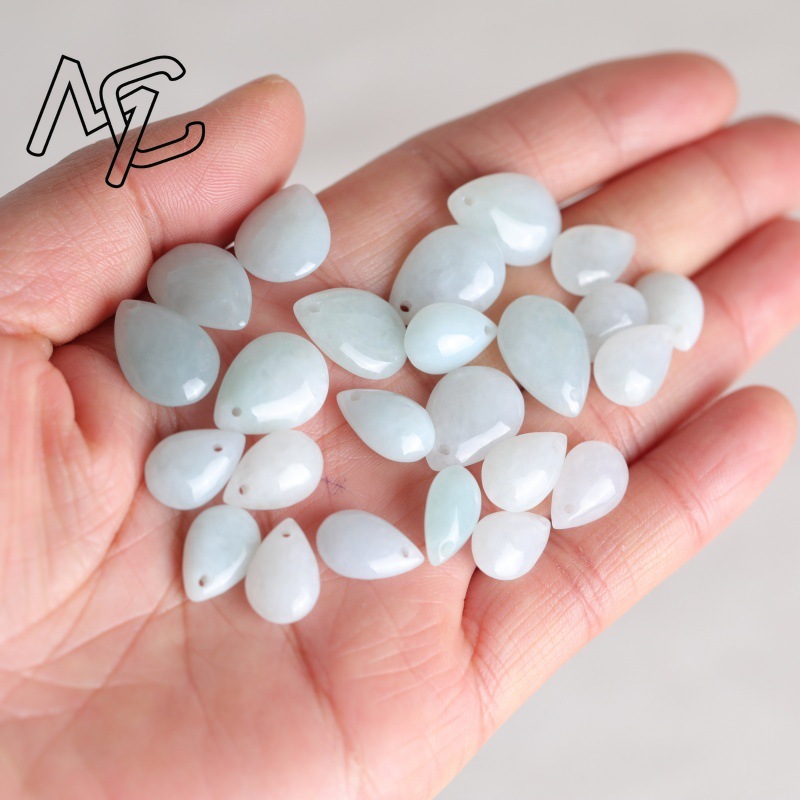 5PC Natural Jade Emerald Water - đánh giá và giá Earrings
