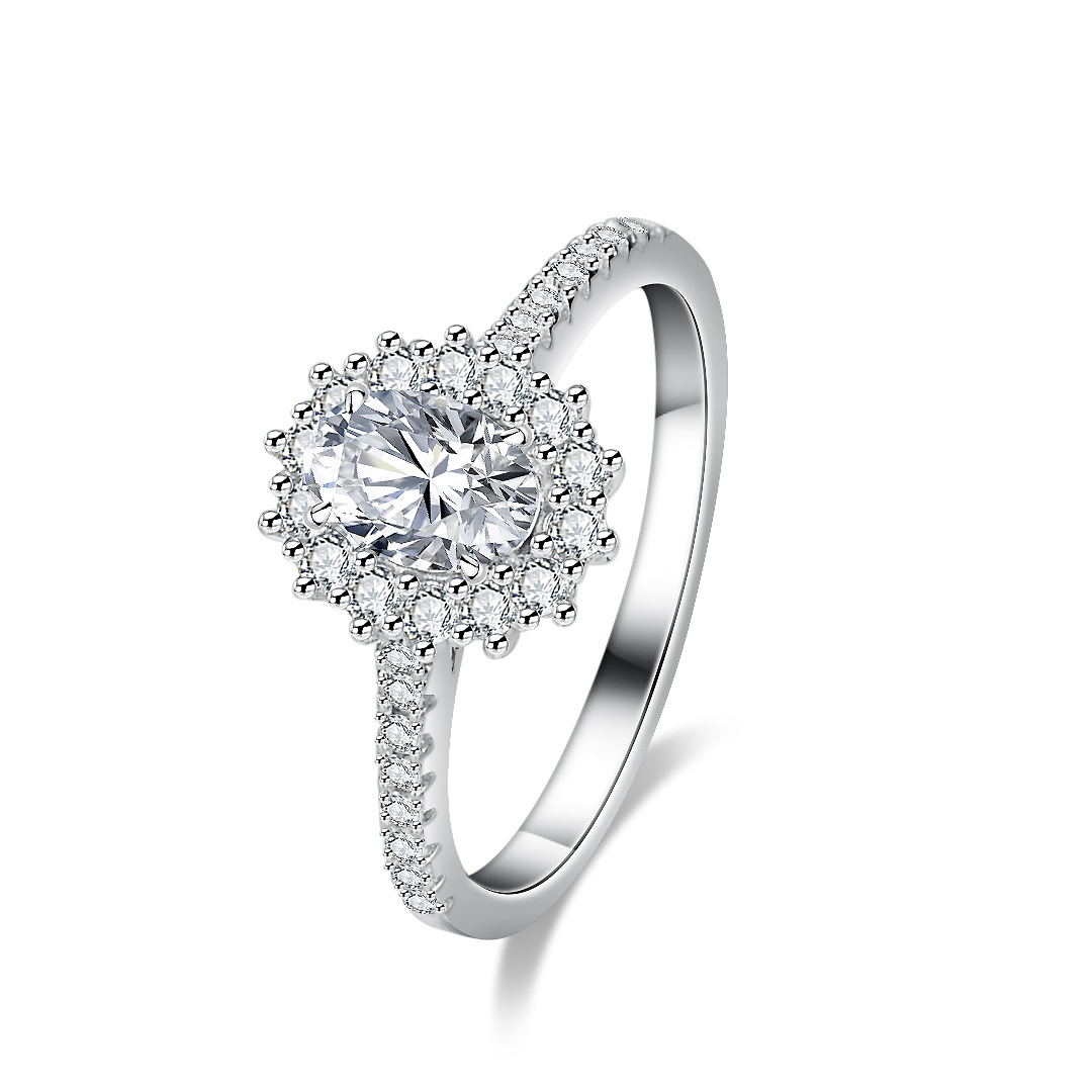 Alien Moissanite Ring for Wome - đánh giá và giá Moissanite Engagement Ring 1 Carat