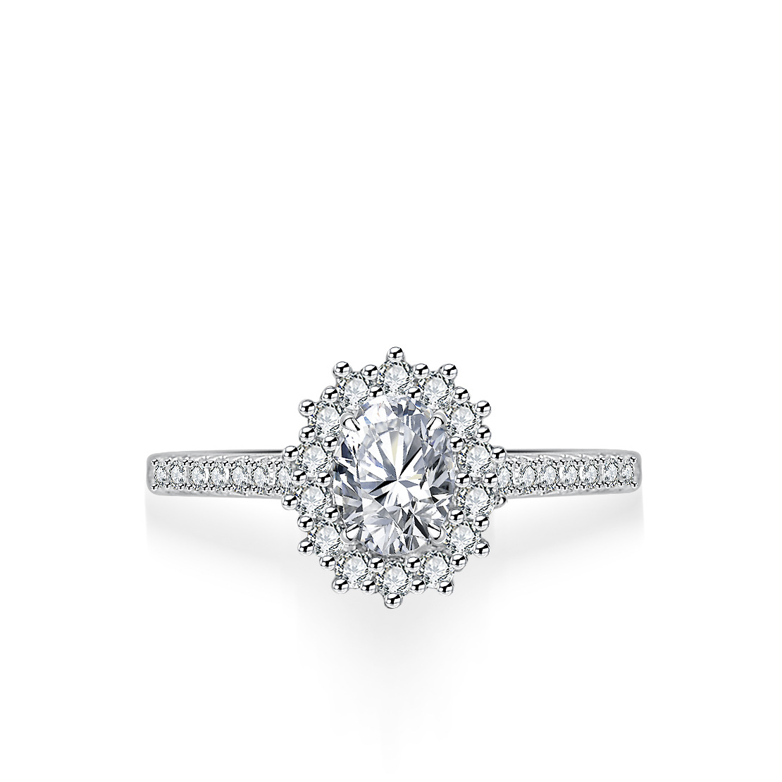 Alien Moissanite Ring for Wome - đánh giá và giá Moissanite Engagement Ring 1 Carat