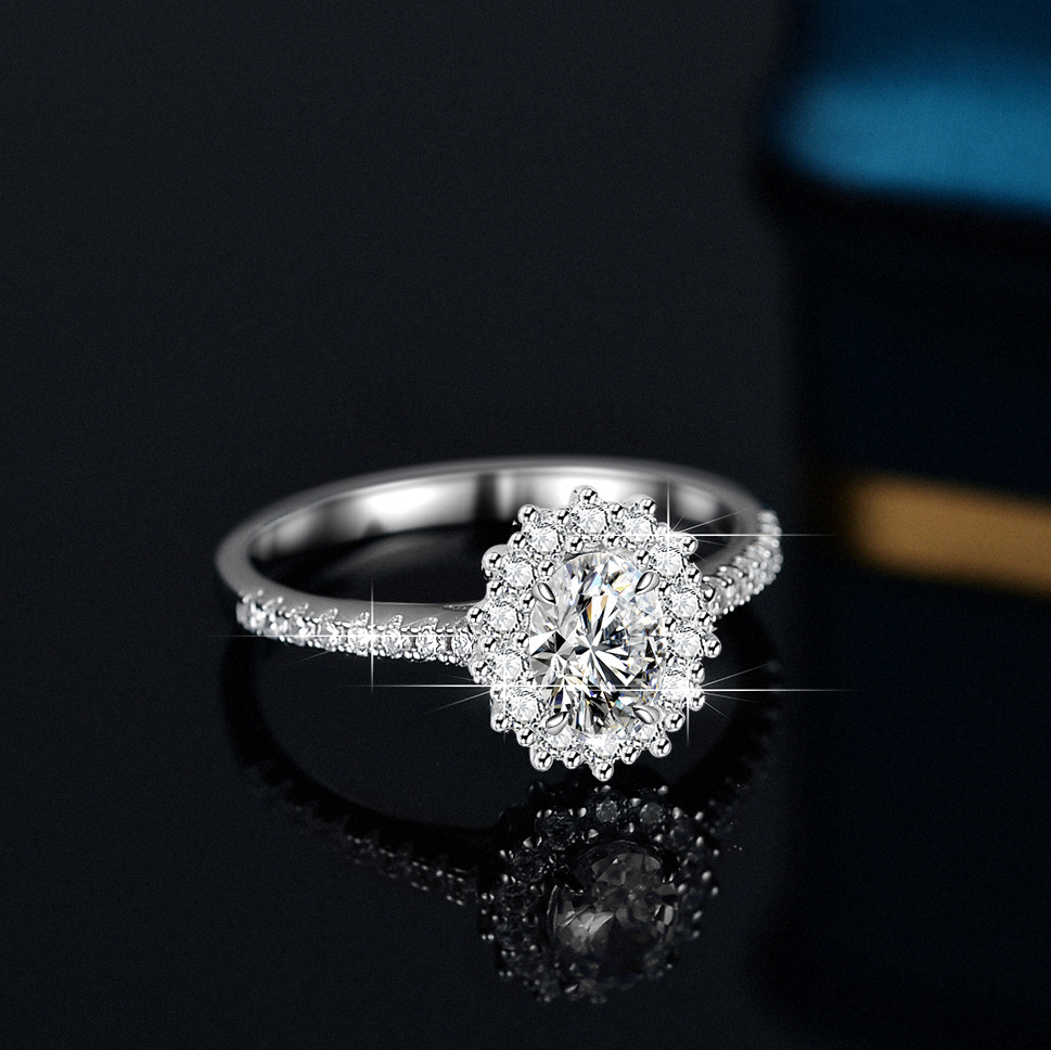 Alien Moissanite Ring for Wome - đánh giá và giá Moissanite Engagement Ring 1 Carat