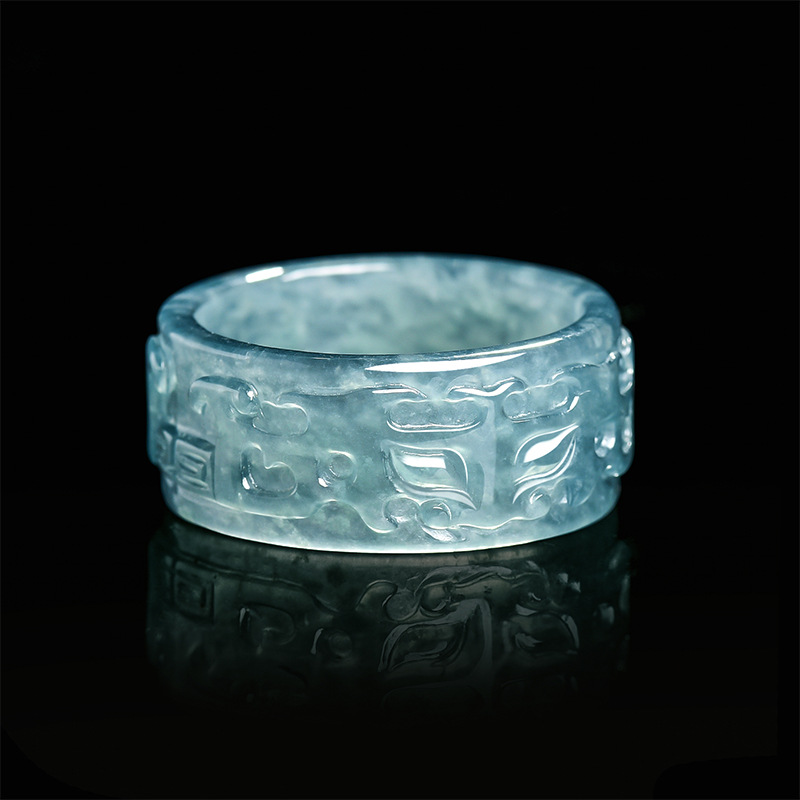 Myanmar Jadeite Taotie Ring Fa - đánh giá và giá Rings