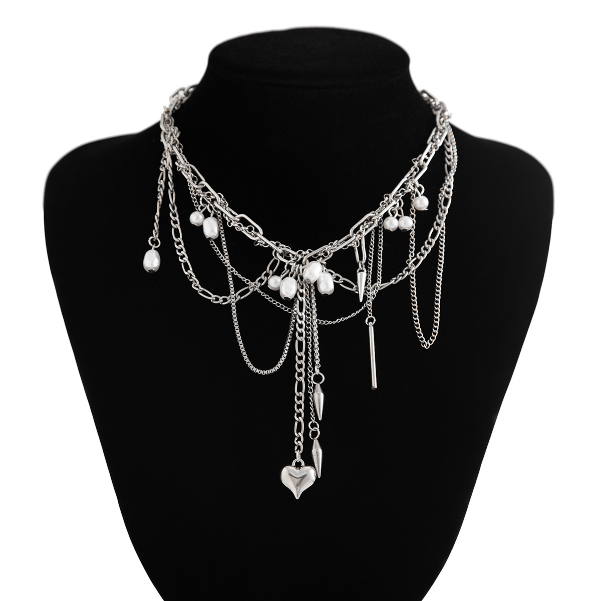 Vintage Irregular Imitation Pe - đánh giá và giá Pearl Choker Necklace Vintage