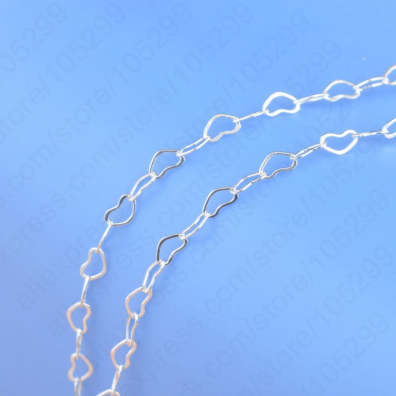 Chất Liệu Bạc 925 Trái Tim Dễ  - đánh giá và giá 925 Sterling Silver Chain Necklace Men