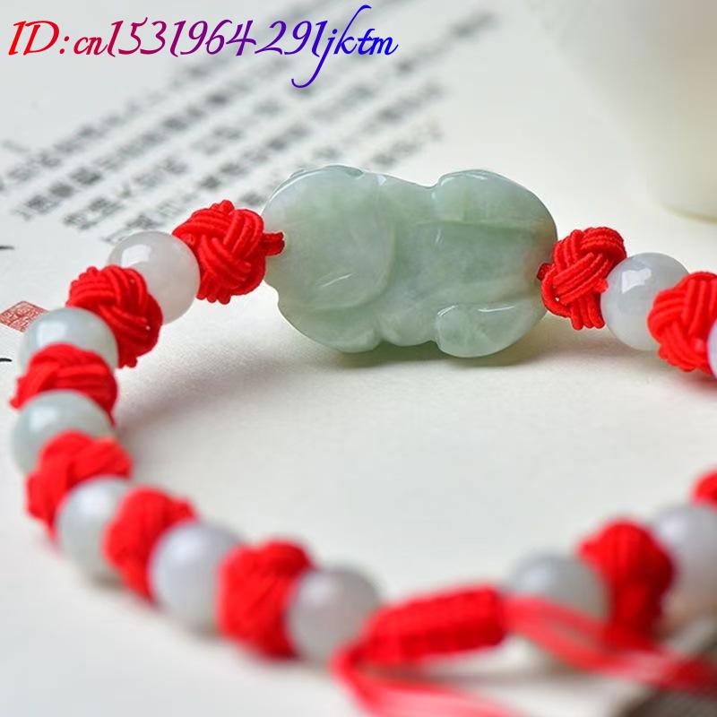 Natural Burmese Jadeite Pixiu  - đánh giá và giá Bracelets