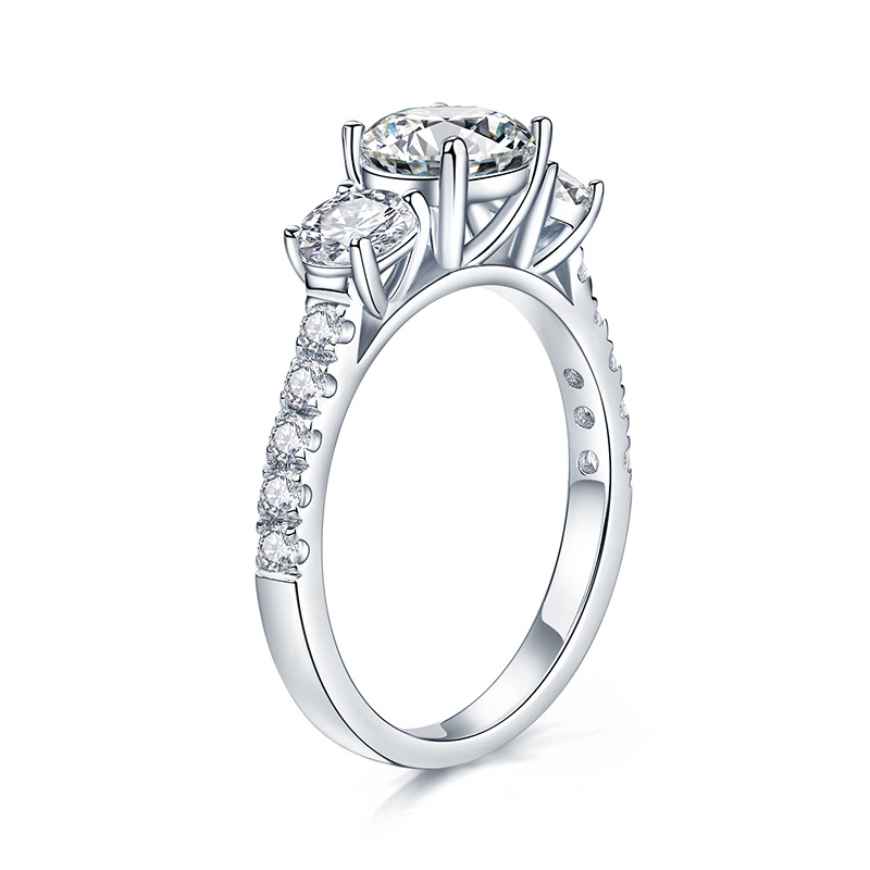 HTOTOH 3 Đá 1 Carat D Màu Cả M - đánh giá và giá Moissanite Engagement Ring 1 Carat