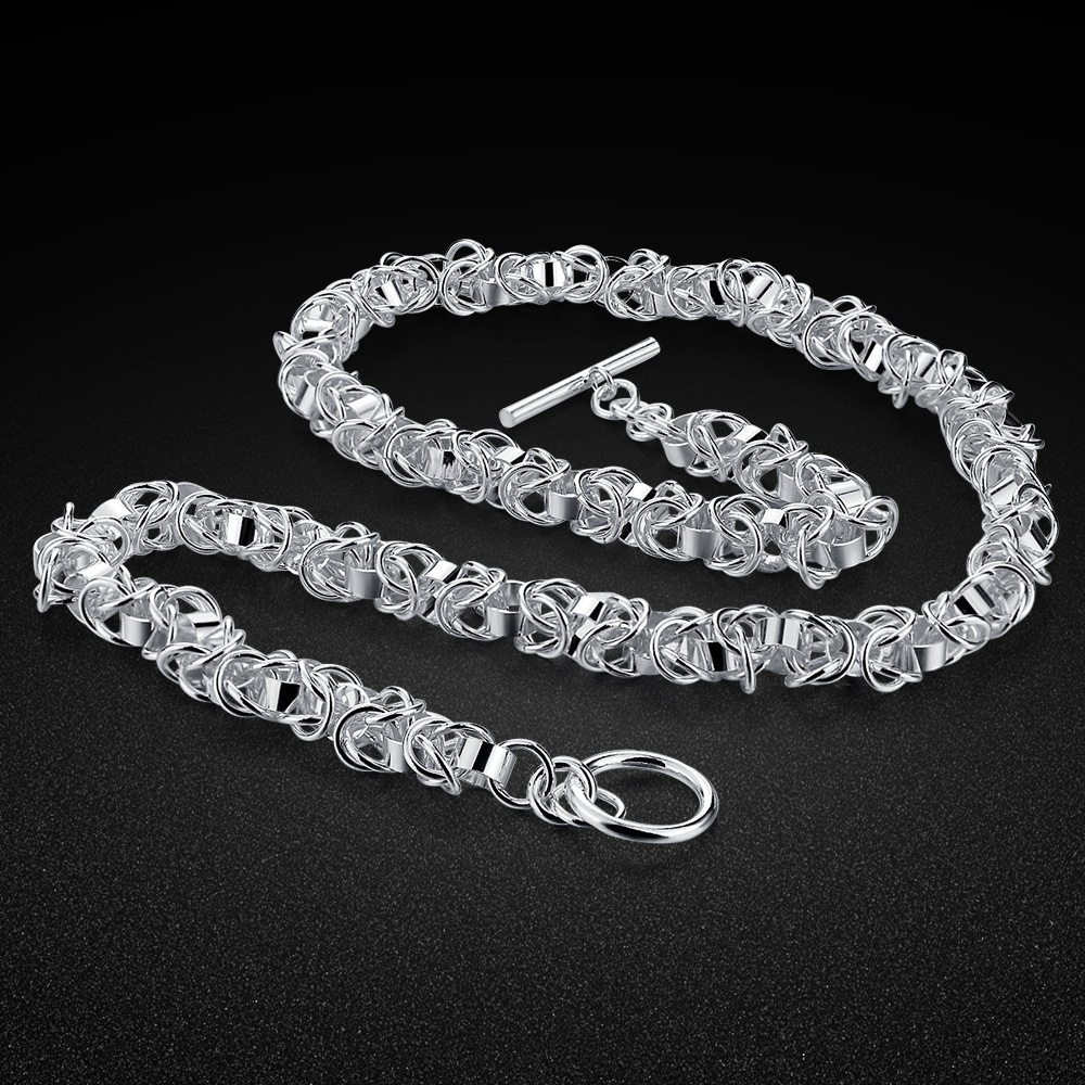 925 Sterling Silver Hip Hop Bo - đánh giá và giá 925 Sterling Silver Chain Necklace Men