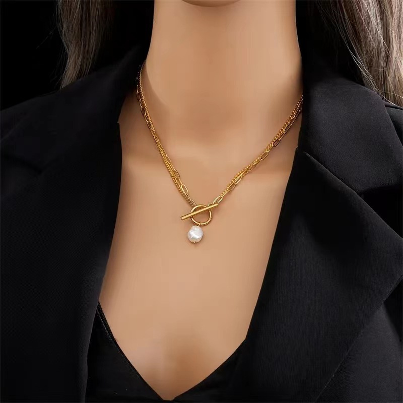 Trend Elegant Jewelry Wedding  - đánh giá và giá Pearl Choker Necklace Vintage