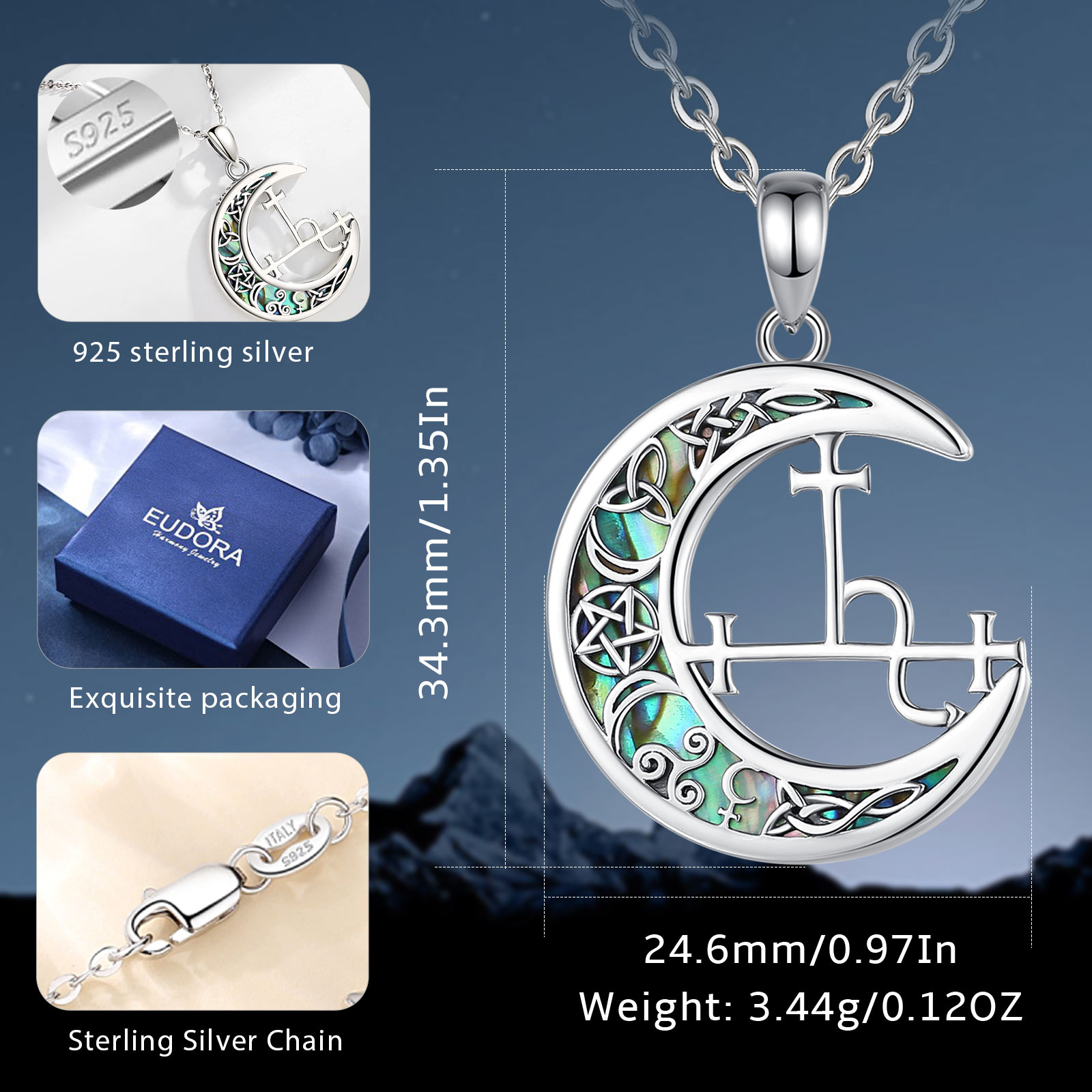 Eudora 925 Sterling Silver Lil - đánh giá và giá 925 Sterling Silver Chain Necklace Men