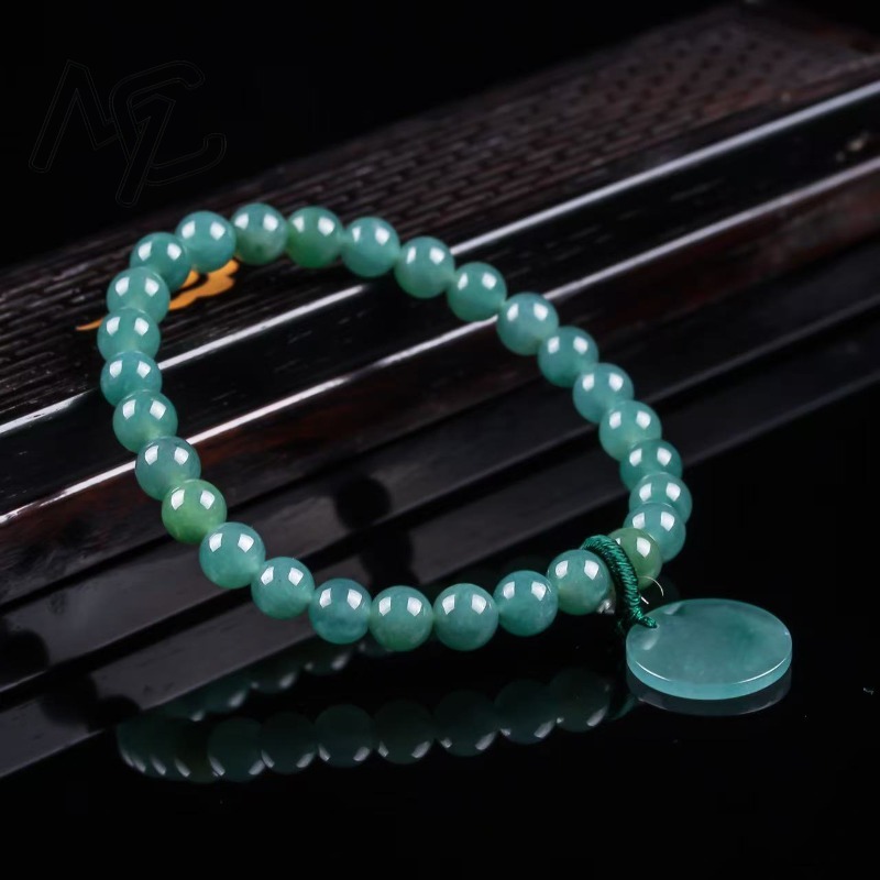 Natural Jadeite Blue Water Not - đánh giá và giá Bracelets