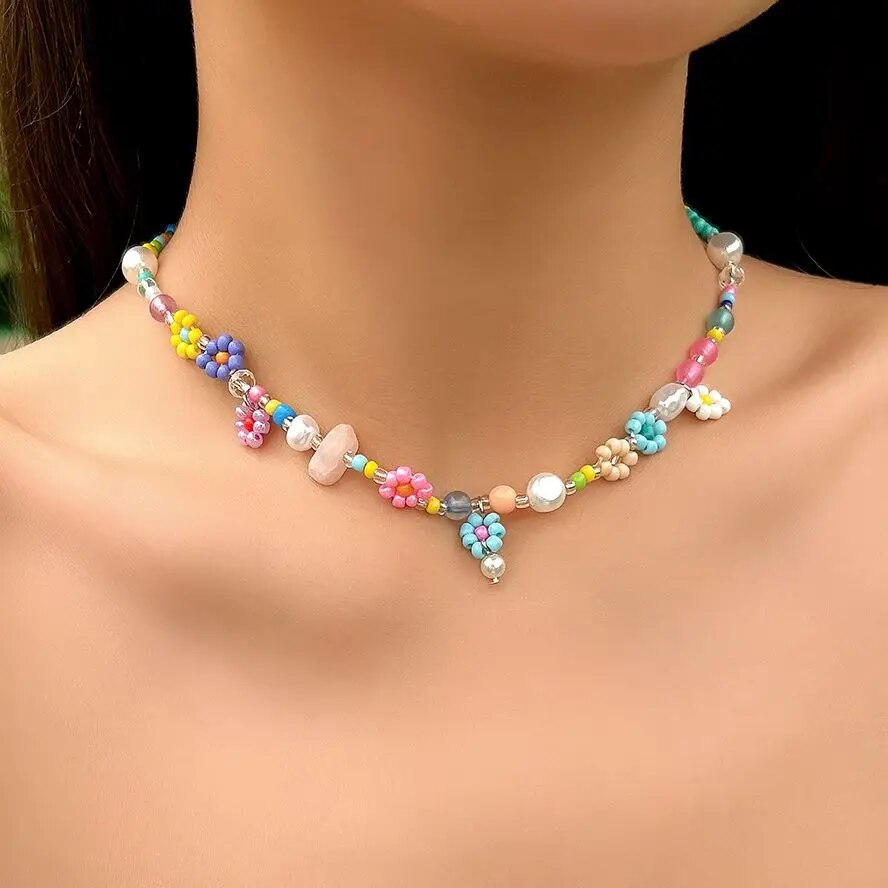 Boho Simple Beads Imitation Pe - đánh giá và giá Pearl Choker Necklace Vintage