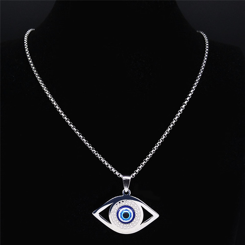 Islam Hamsa Evil Blue Eye Neck - đánh giá và giá Necklaces