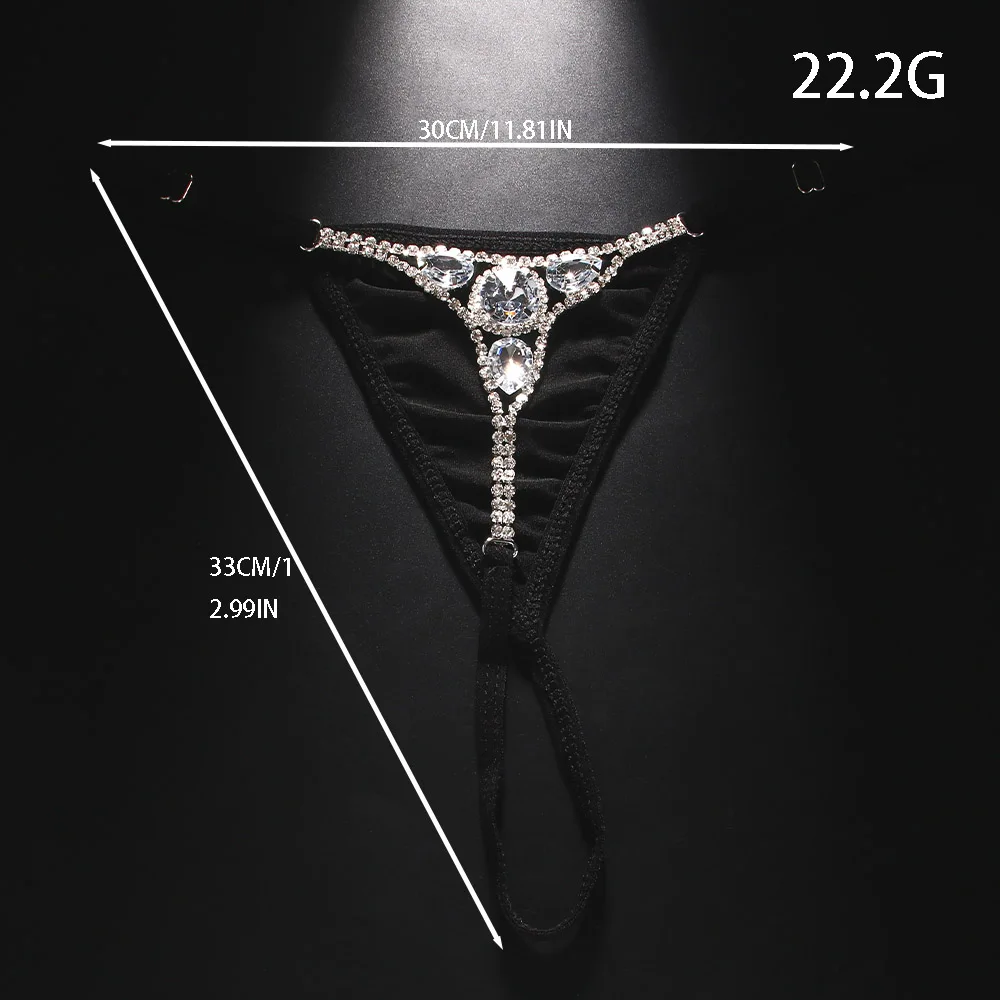 Sexy Round Rhinestone Thong Ad - đánh giá và giá Body Jewelry