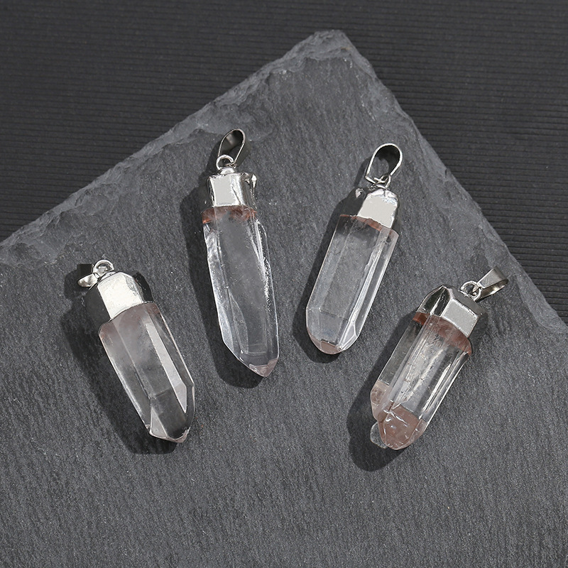 Natural Clear Quartz Crystal P - đánh giá và giá Crystal Pendant Necklace Natural Stone