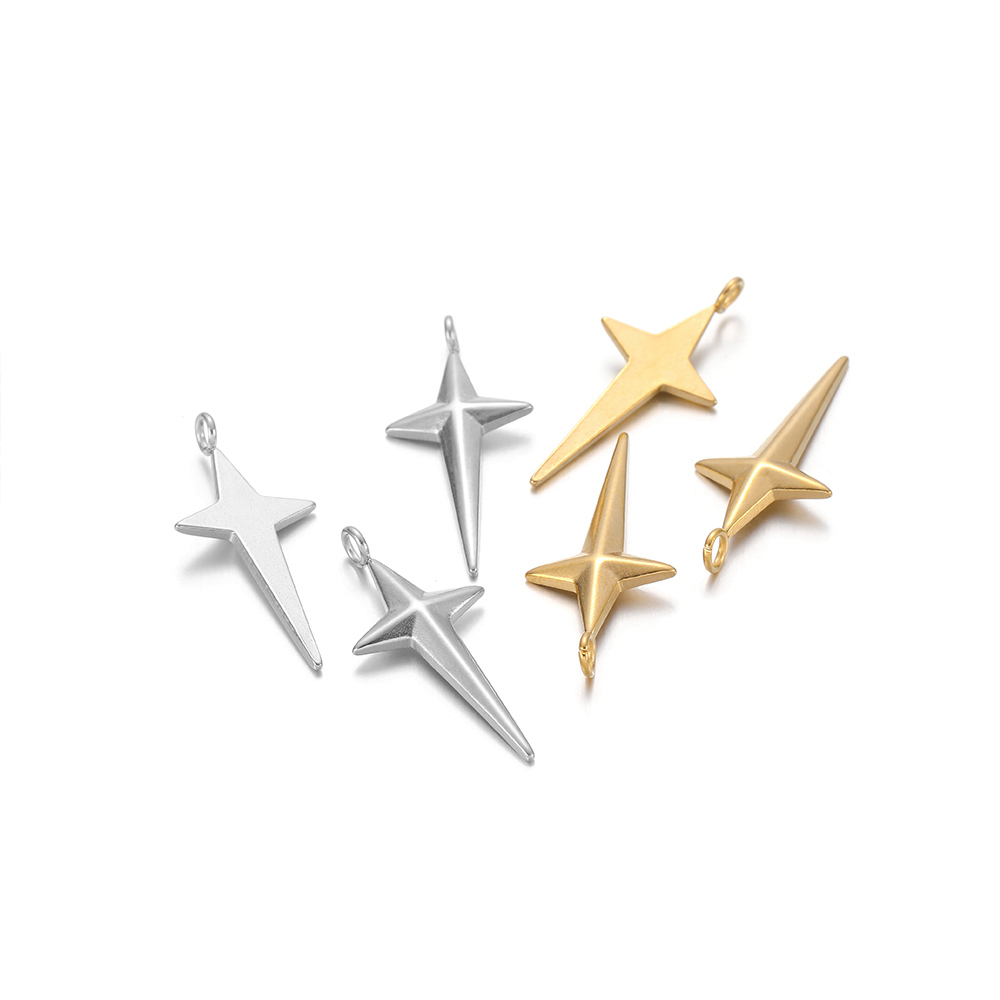 5Pcs Stainless Steel Gold Plat - đánh giá và giá Cross Pendant Necklace Gold