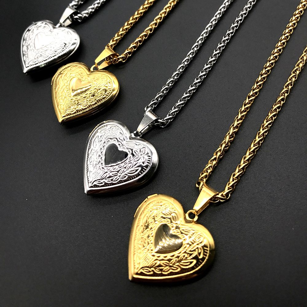 Thời Trang Ảnh Hình Mề Đay Vòn - đánh giá và giá Heart Locket Necklace Photo