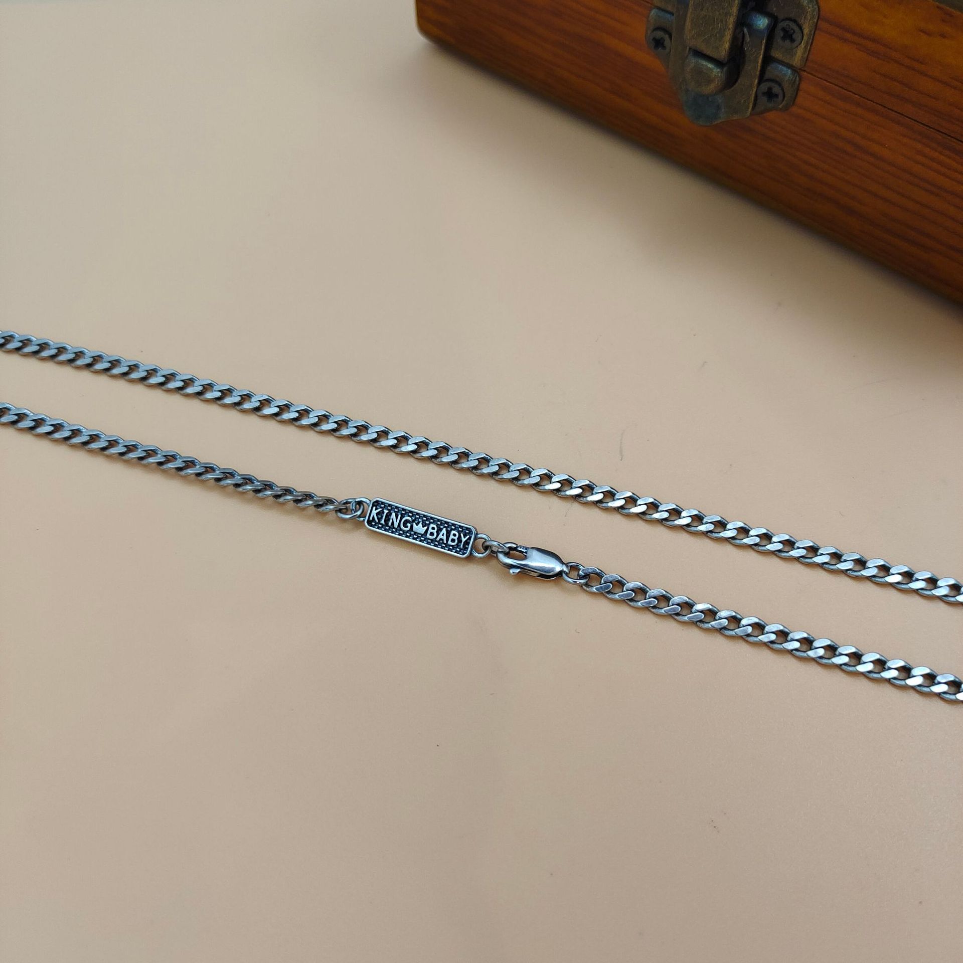 S925 sterling silver trendy pe - đánh giá và giá 925 Sterling Silver Chain Necklace Men