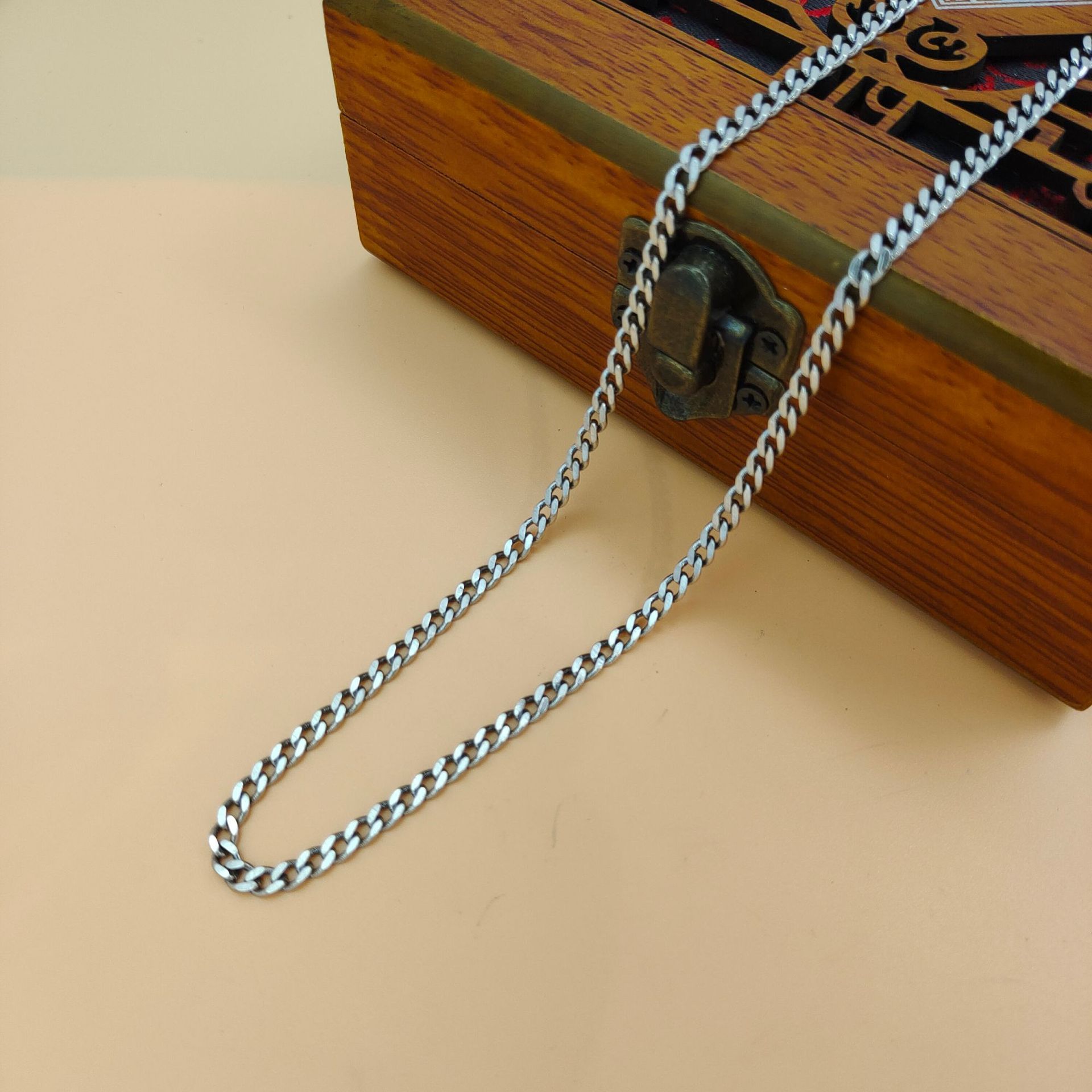 S925 sterling silver trendy pe - đánh giá và giá 925 Sterling Silver Chain Necklace Men