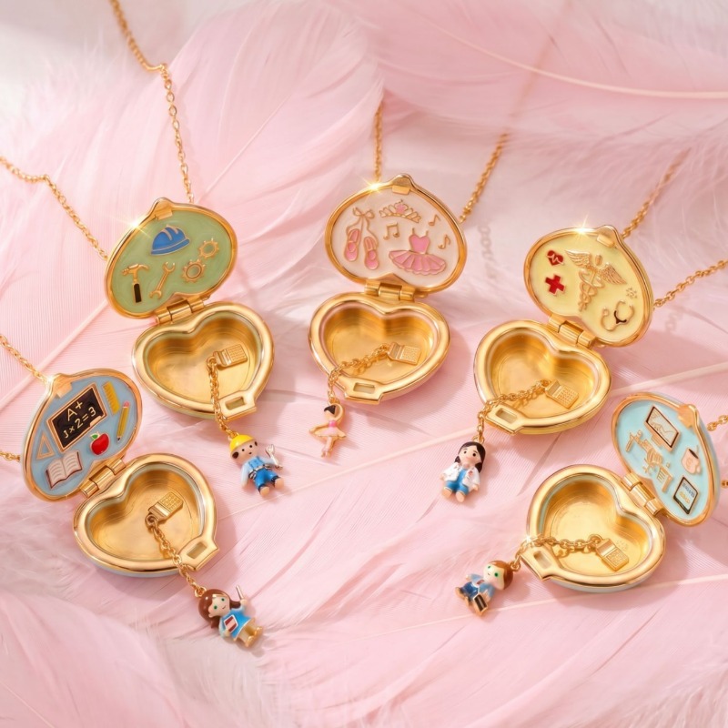 Vintage Heart Shape Photo Lock - đánh giá và giá Heart Locket Necklace Photo