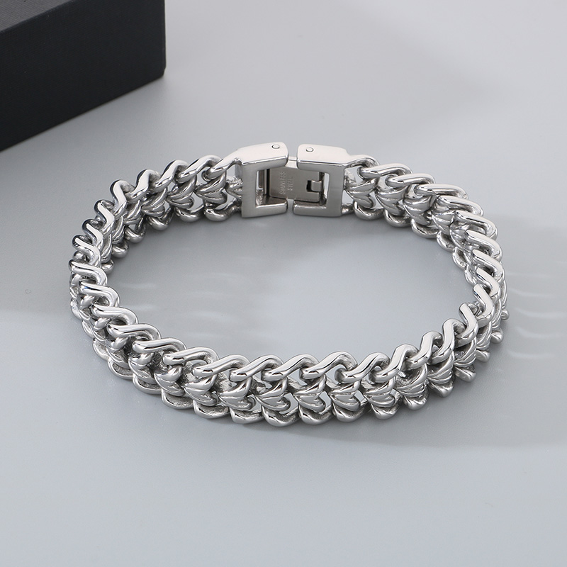 KALEN Shiny Stainless Steel Br - đánh giá và giá Cuban Link Chain 12Mm