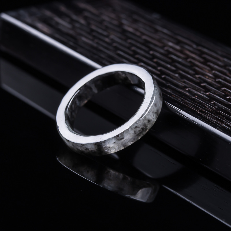 Natural A-grade Burmese , blac - đánh giá và giá Rings
